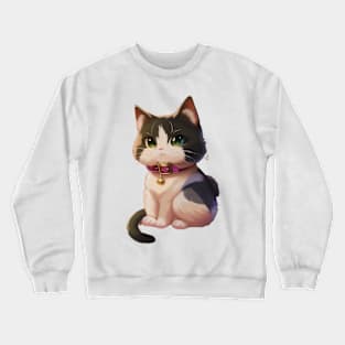 vintage-cat Crewneck Sweatshirt